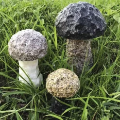 Deko-Pilze, Granit, mehrfarbig