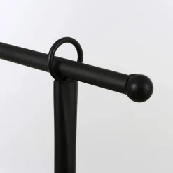 Dekorationsbalken, schwarz, Metall