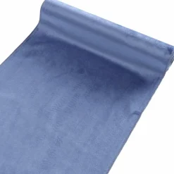 Deko-Stoff »Velvet«, 35 cm, Polyester, blau