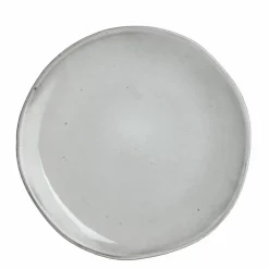 Deko-Teller, grau, Keramik