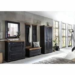 Dielen-Set »CORSICA«, Holz, schwarz