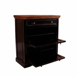 Dielen-Set »CORSICA«, Holz, schwarz