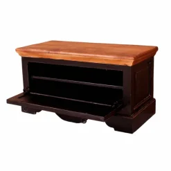 Dielen-Set »CORSICA«, Mangoholz, schwarz/honig