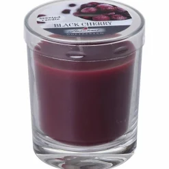 Duftkerze, altrot, Duft: Black Cherry
