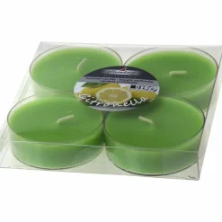 Duftkerze, apfelgrün, Duft: Citronella