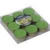 Duftkerze, apfelgrün, Duft: Citronella