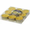 Duftkerze, gelb, Duft: Citronella