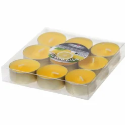 Duftkerze, gelb, Duft: Citronella