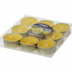 Duftkerze, gelb, Duft: Citronella