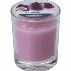 Duftkerze, rosa, Duft: Redberry