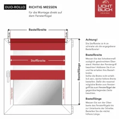 Duo-Rollo, ‎Klemmfix, B x L: 80 x 150 cm, Polyester, weiß