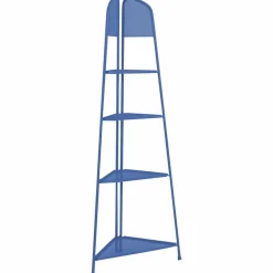 Eckregal »Ekko«, HxT: 180 x 48 cm, blau