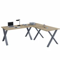 Eck-Schreibtisch »Lona«, BxHxL: 50 x 76 x 160 cm