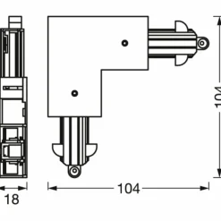 Eckverbinder Tracklight accessories
