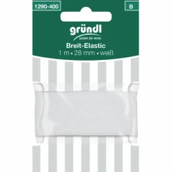 Elastikband, weiß, Polyester/Elastodien