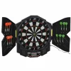 Elektronische Dartscheibe, schwarz, Kunststoff