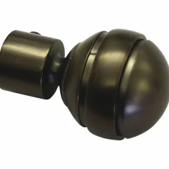 Endknopf, Chicago, Kugel, 20 mm, 2 Stück, Bronze