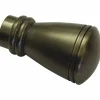 Endknopf, Chicago, Rund, 20 mm, 2 Stück, Bronze