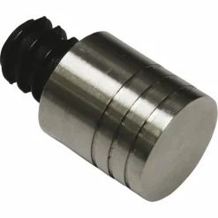 Endknopf, New York, Zylinder, 12 mm, Silber