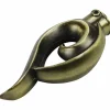 Endstück Bessie, Blues, Geschwungen, 20 mm, Bronze
