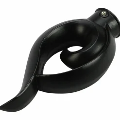 Endstück Bessie, Blues, Geschwungen, 20 mm, Schwarz