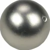 Endstück, Bologna, Kugel, 16 mm, 2 Stück, Silber