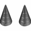 Endstück, Kegel, 16 mm, 2 Stück, Silber