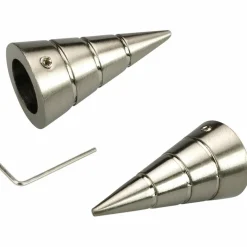 Endstück, Kegel, 16 mm, 2 Stück, Silber