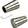 Endstück, Trichterförmig, 16 mm, 2 Stück, Silber