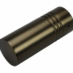 Endstück »Zylinder«, bronzefarben, Metall