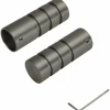 Endstück, Zylinder, 20 mm, 2 Stück, Nickel