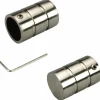 Endstück, Zylinder, 16 mm, 2 Stück, Silber
