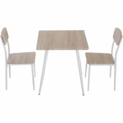 Essgruppe, BxT: 70 x 70 cm, 2 Sitzplätze, natur
