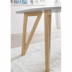 Essgruppe, Mitteldichte Faserplatte/Eichenholz/Textil, Anzahl Sitzplätze: 4