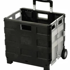Faltbox, schwarz, Polyethylen (PE)