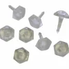 Faltenlegehaken, transparent, 50 Faltenstecker