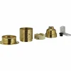 Fassung, Eisen, E27, goldfarben