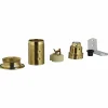 Fassung, Eisen, E14, goldfarben
