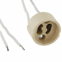 Fassung, Kunststoff, GU10, weiß
