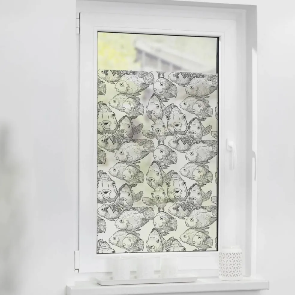 Fensterfolie, Polyvinylchlorid (PVC), Format: 100 x 100 cm (B x L) cm
