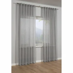 Fertigschal, Polyester, lichtdurchlässig, aber blickdicht