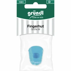 Fingerhut, transparent/tuerkis, Silikon