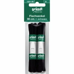 Flachsenkel, schwarz, Baumwolle/Polyester