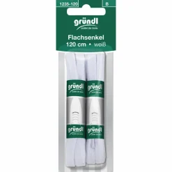 Flachsenkel, weiß, Baumwolle/Polyester