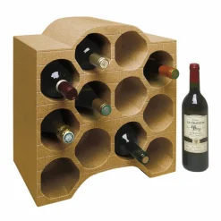 Flaschenbox, BxHxT: 43 x 40 x 28 cm, terra