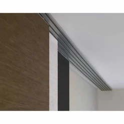 Flächenvorhang, BxHxL: 60 x 245 x 245 cm, Sand