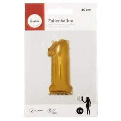 Folienballon, Folie, goldfarben