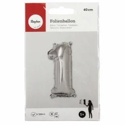 Folienballon, Folie, silberfarben