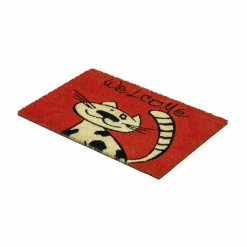 Fußmatte »Coco Fun«, Höhe: 1,4 cm, Rutschfest, Antibakteriell, Kokos