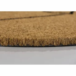 Fußmatte »Coco Smart«, halbrund, Höhe: 1,5 cm, Rutschfest, Antibakteriell, Kokos
